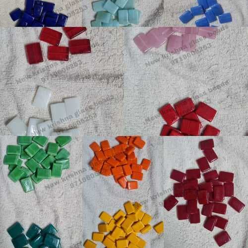 Rectangle glass beads