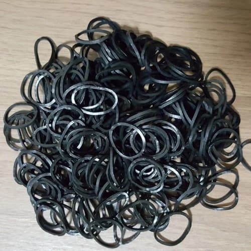 BLACK RUBBER BANDS