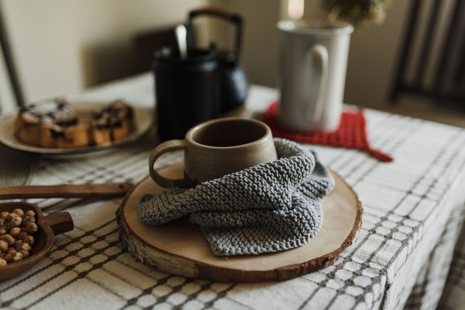 Handcrafted Wooden Coasters and Serving Tray Set