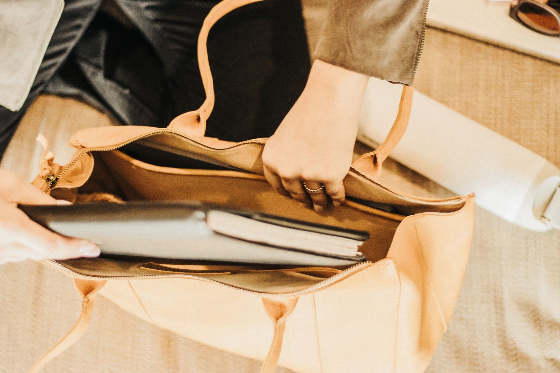 Women's Luxury Vegan Leather Tote Bag